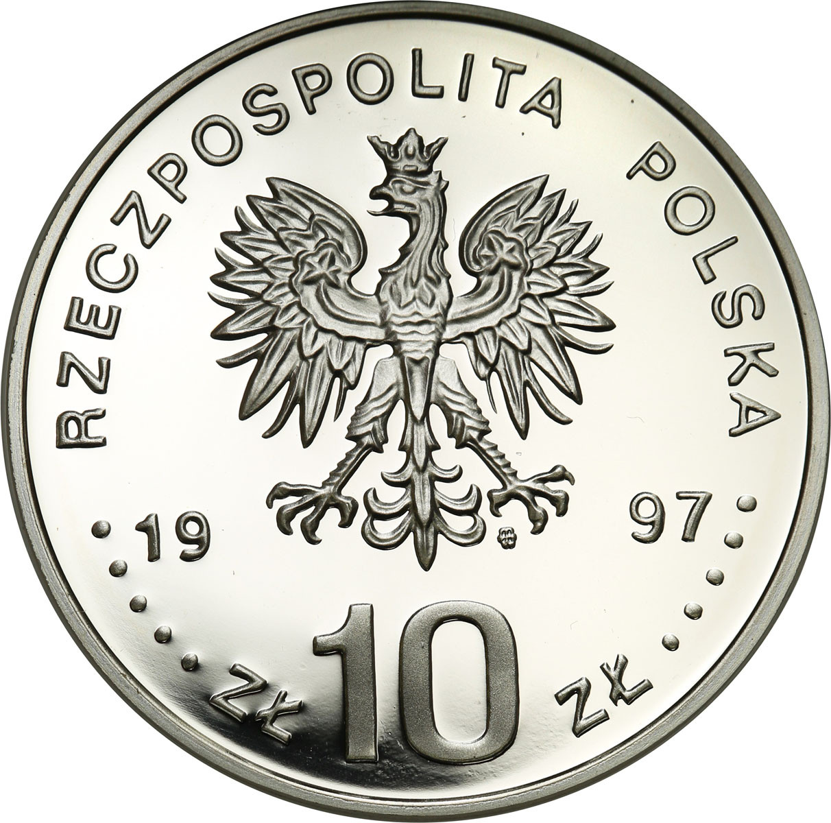 III RP. 10 złotych 1997 Stefan Batory, półpostać